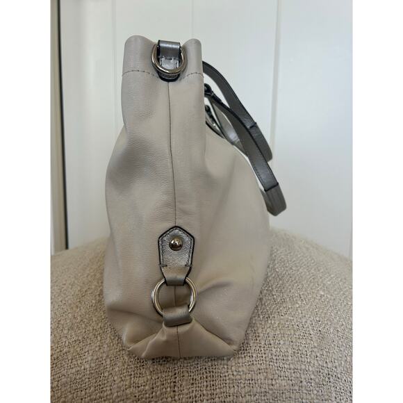 Coach White and Silver Satchel - Picture 4 of 10